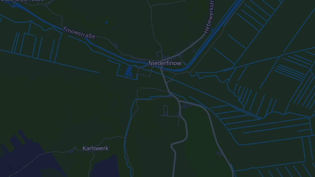 Karte von Hohenfinow