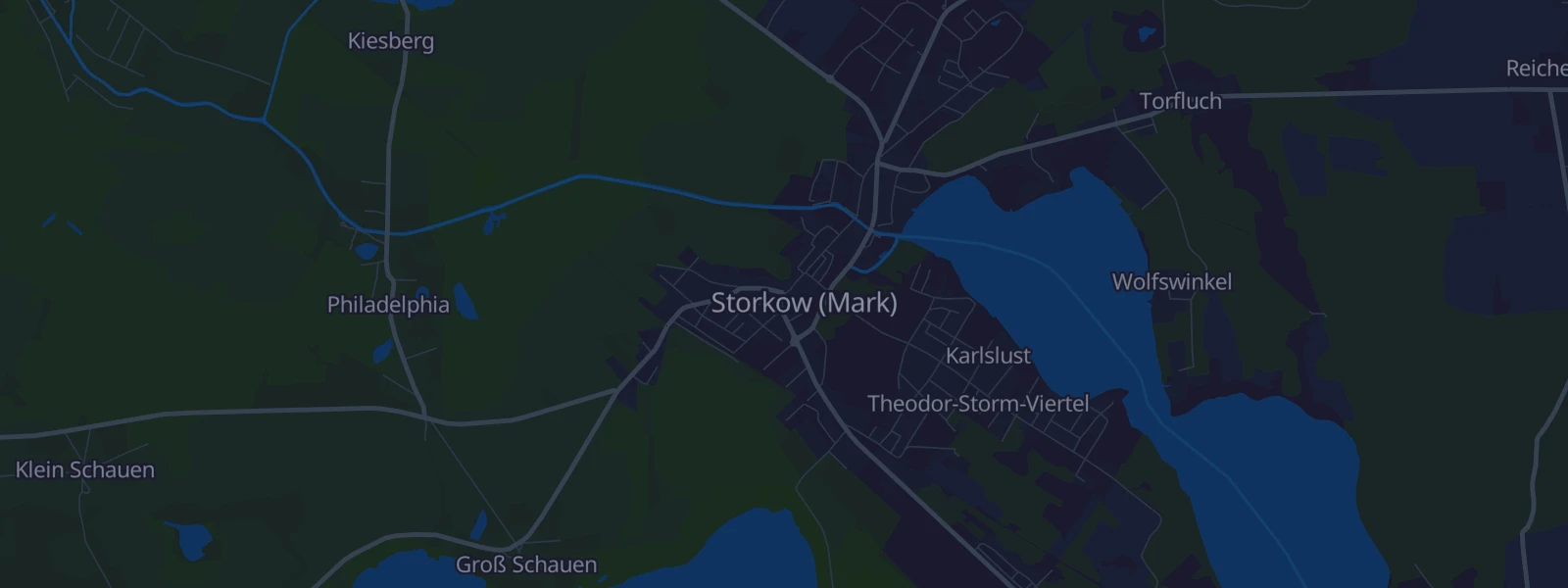 Karte von Storkow
