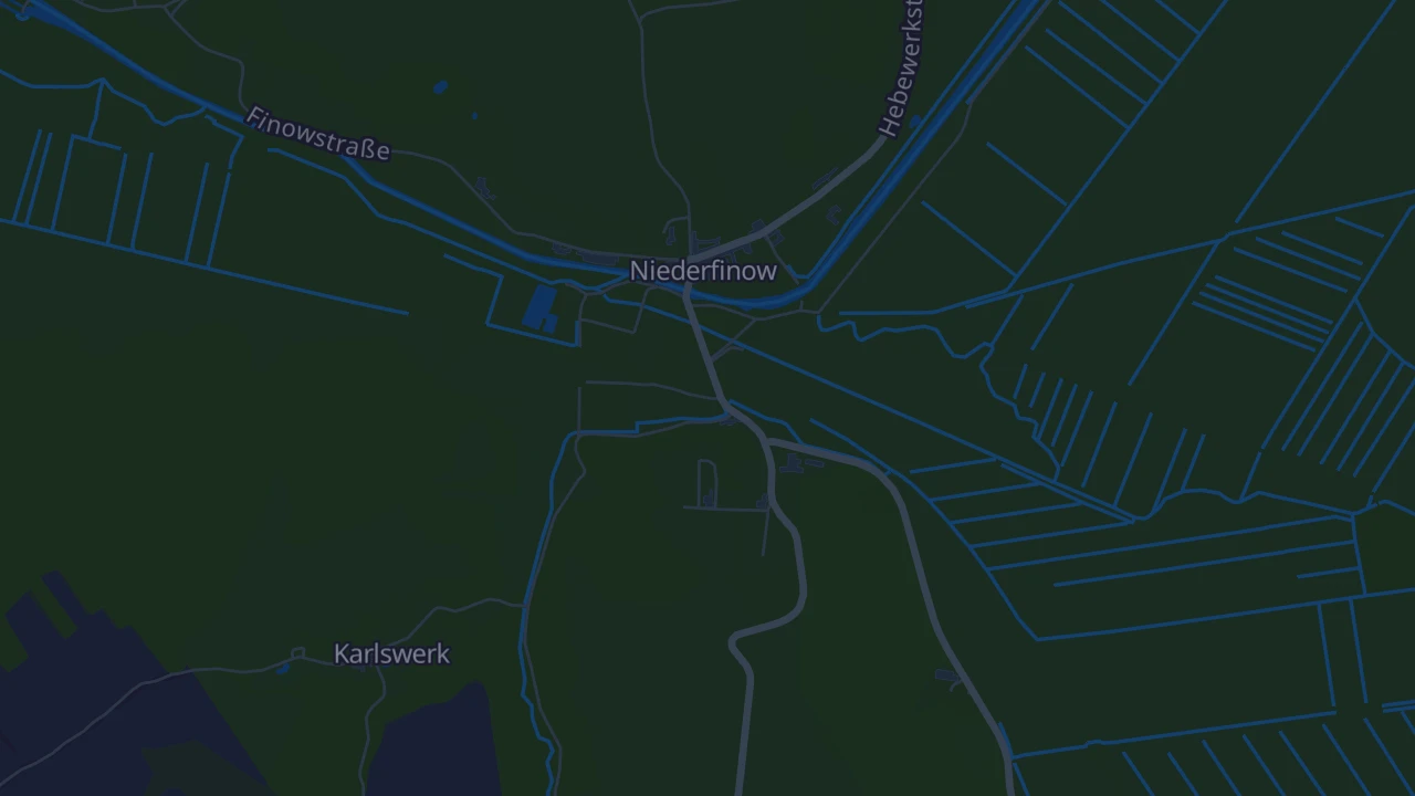 Karte von Hohenfinow