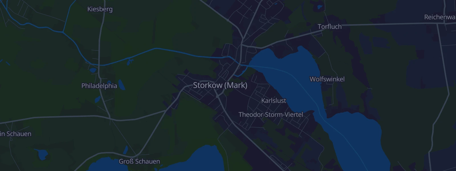 Karte von Storkow (Mark)