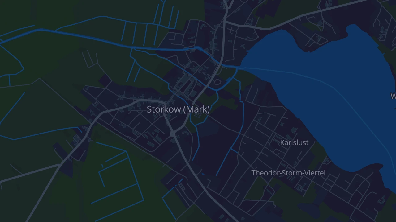 Karte von Storkow (Mark)