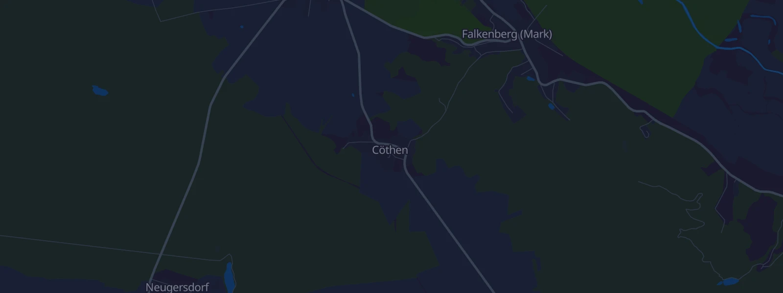 Karte von Falkenberg Mark