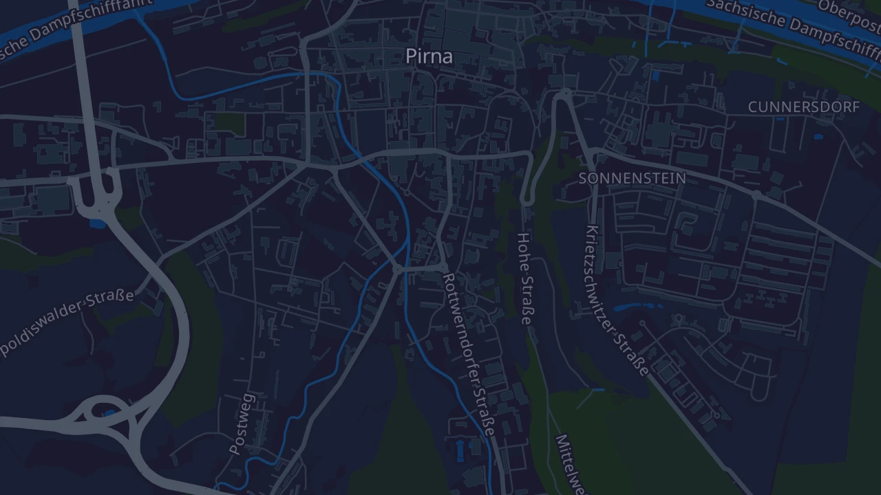 Karte von Pirna