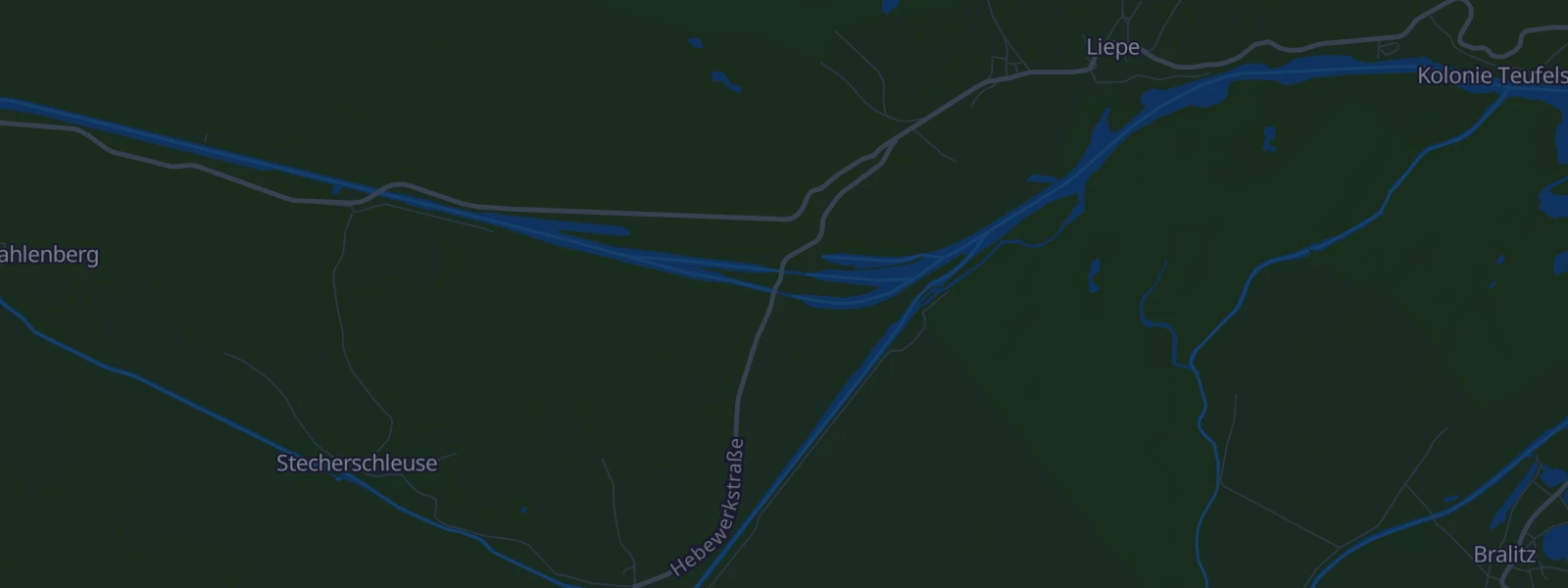 Karte von Niederfinow