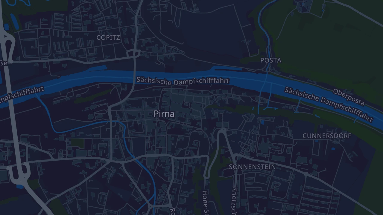 Karte von Pirna