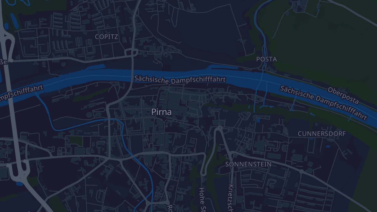 Karte von Pirna