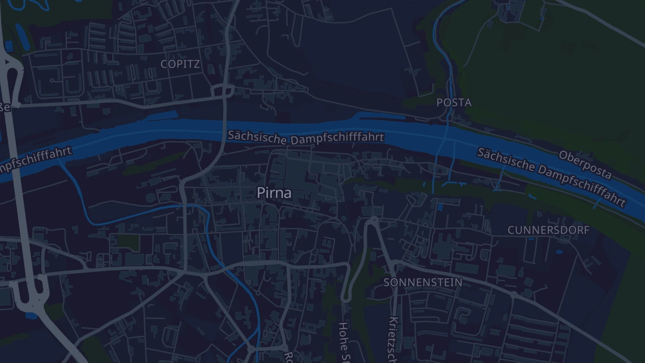Karte von Pirna