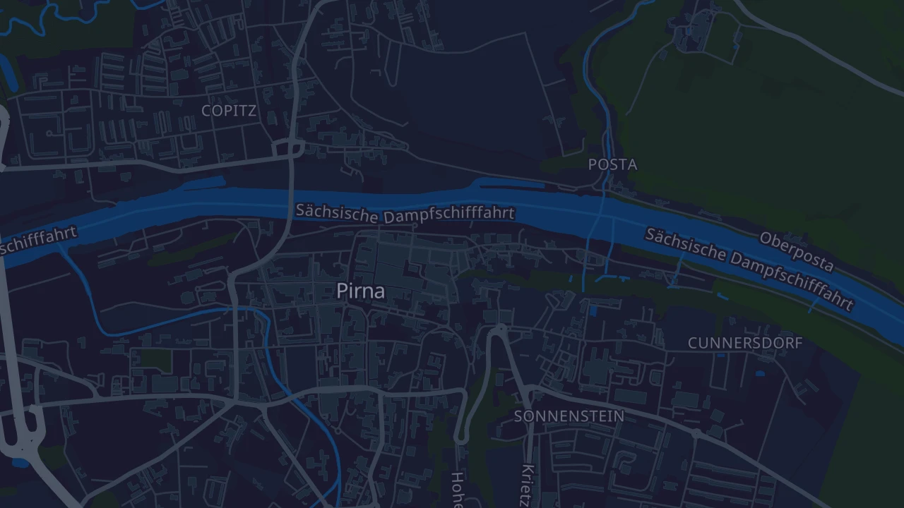 Karte von Pirna