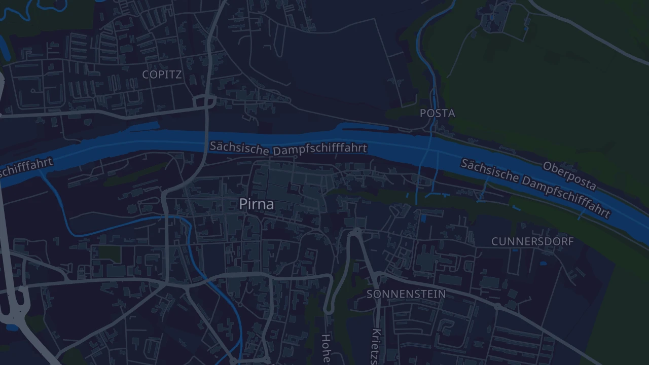 Karte von Pirna