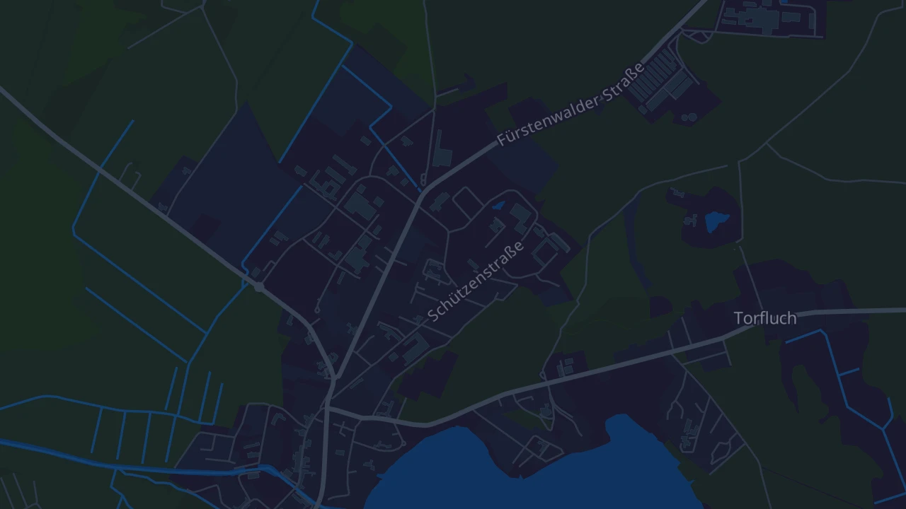 Karte von Storkow (Mark)
