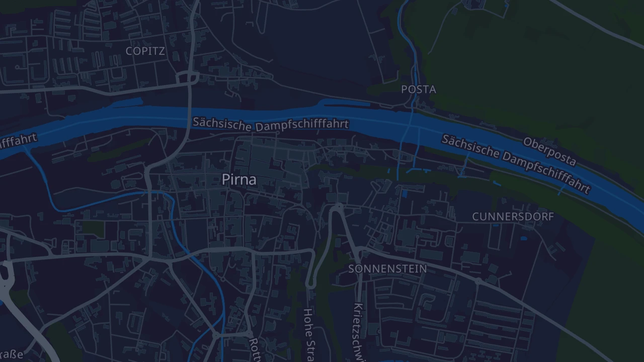 Karte von Pirna