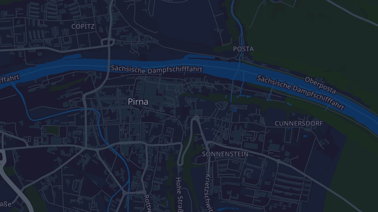 Karte von Pirna