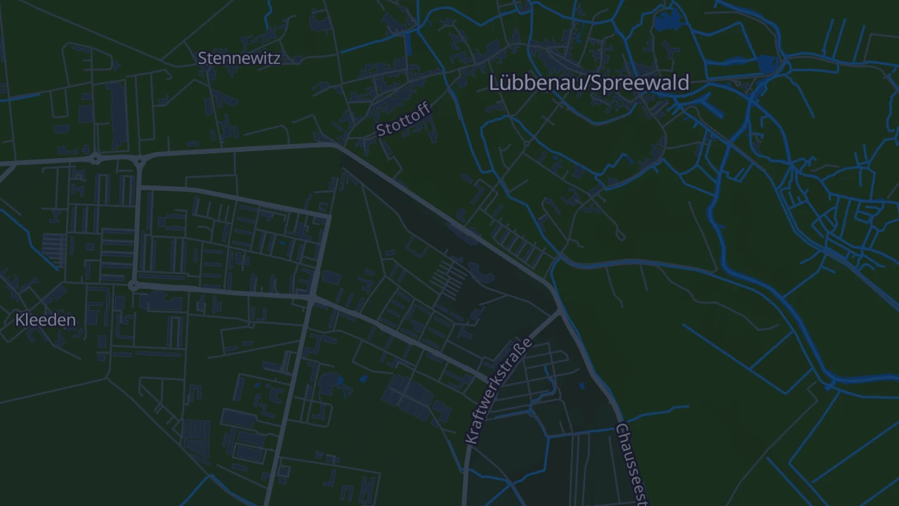 Karte von Lübbenau/Spreewald
