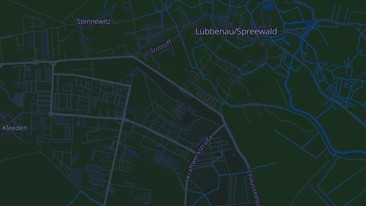 Karte von Lübbenau/Spreewald