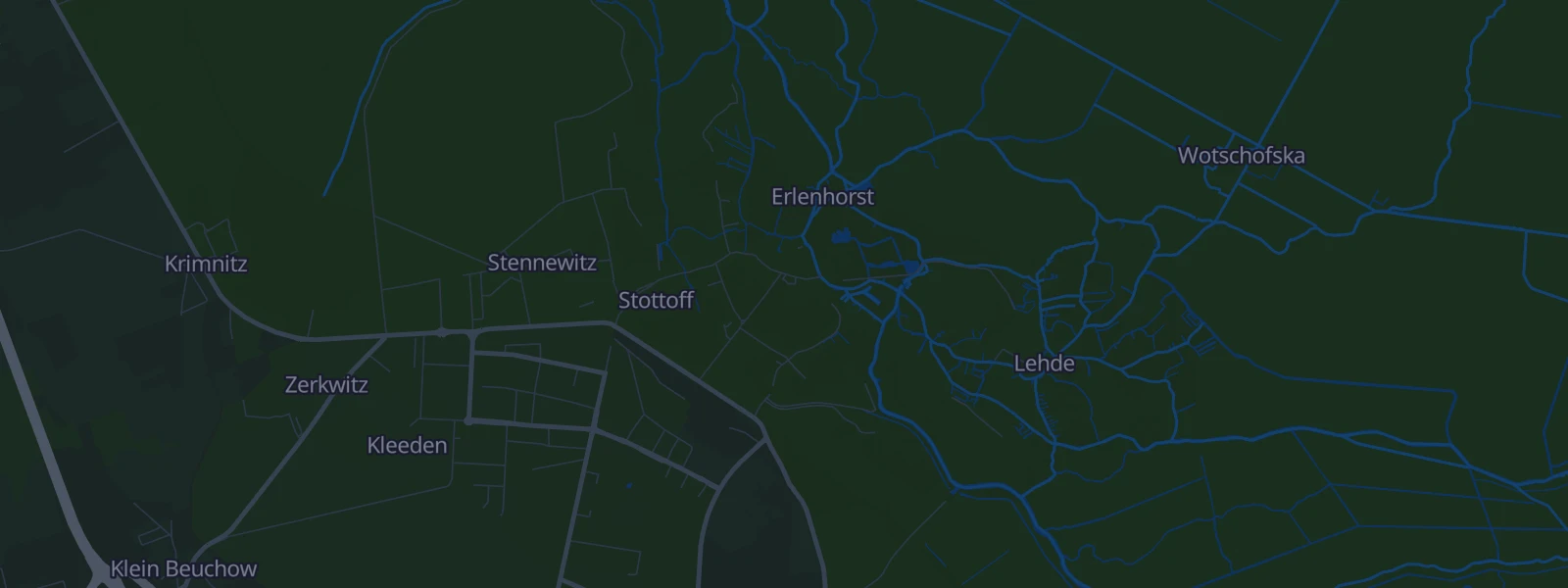 Karte von Lübbenau/Spreewald