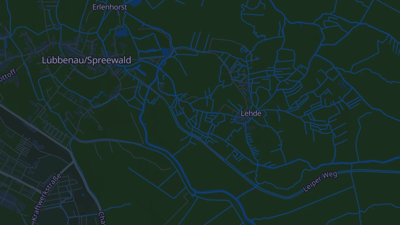 Karte von Lübbenau/Spreewald