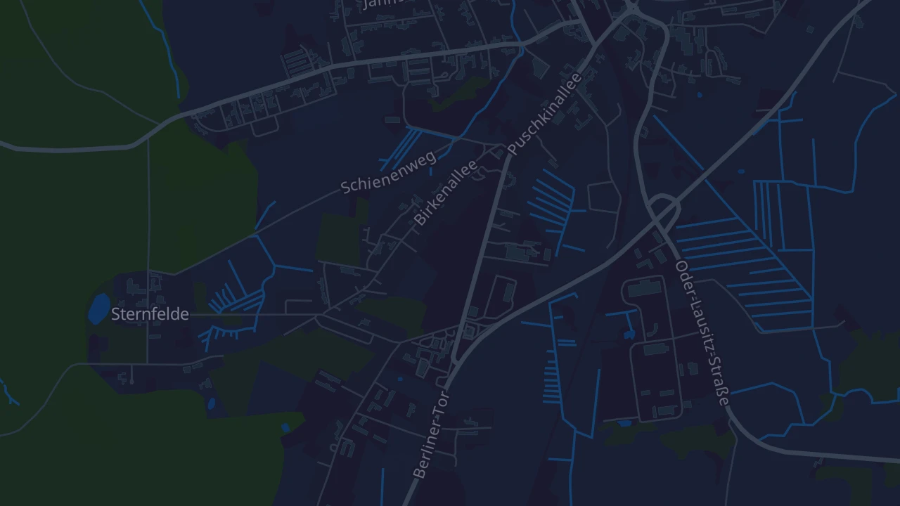 Karte von Angermünde