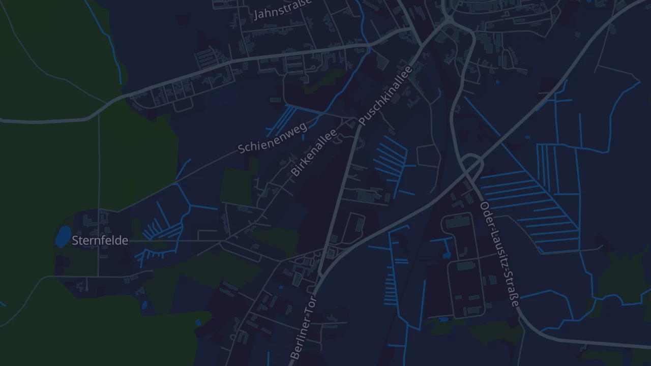Karte von Angermünde