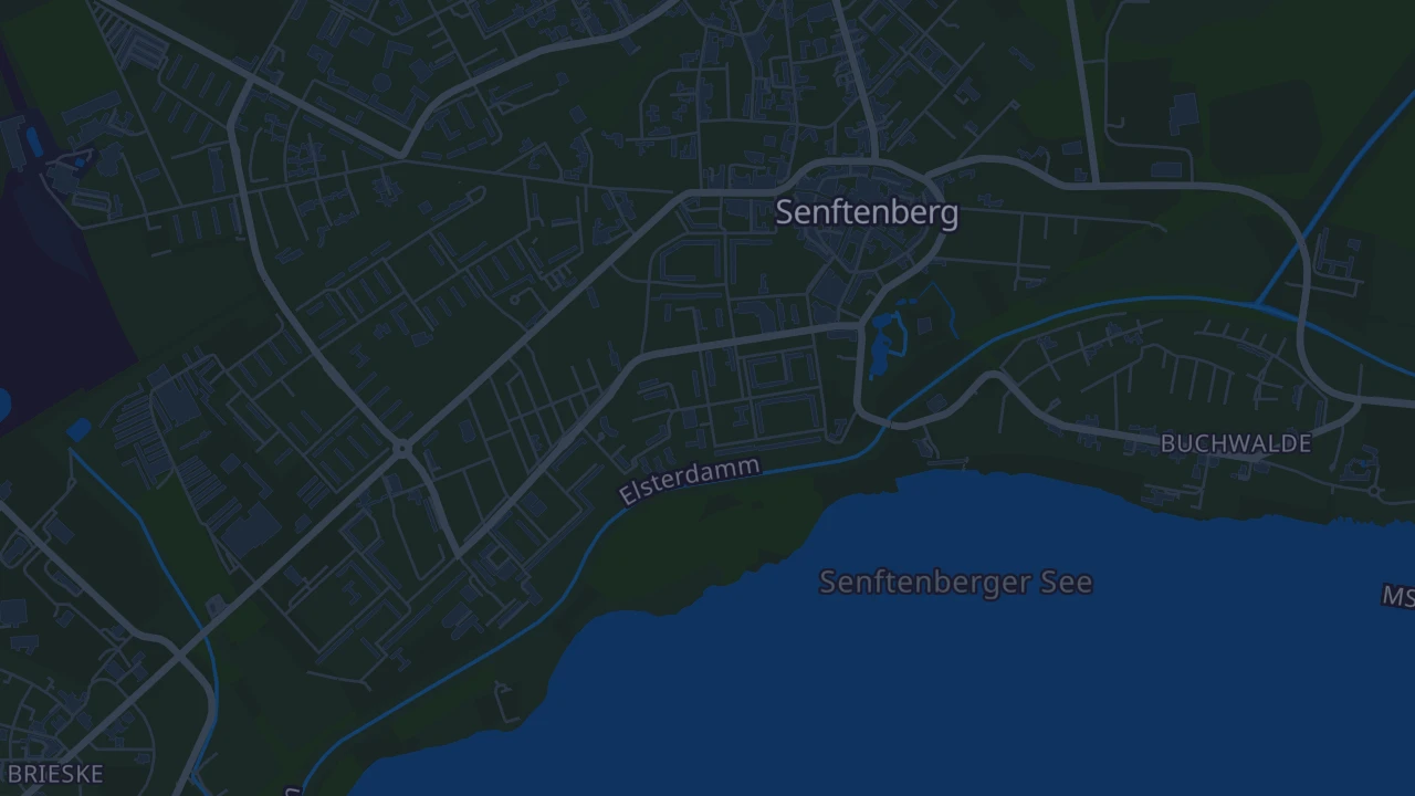Karte von Senftenberg