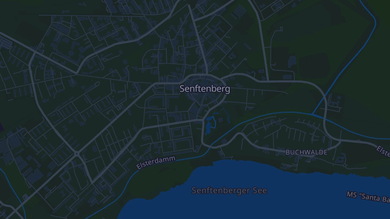 Karte von Senftenberg