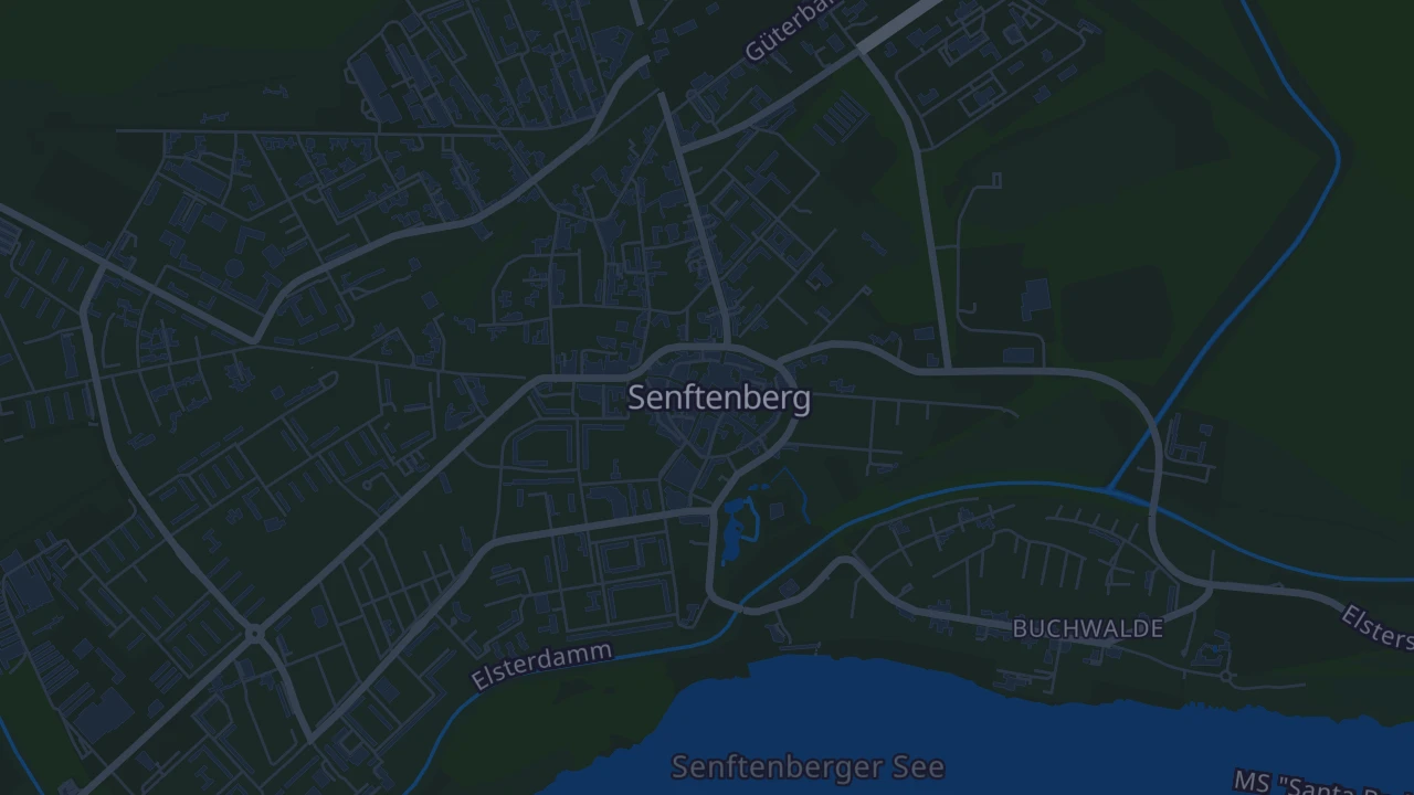 Karte von Senftenberg