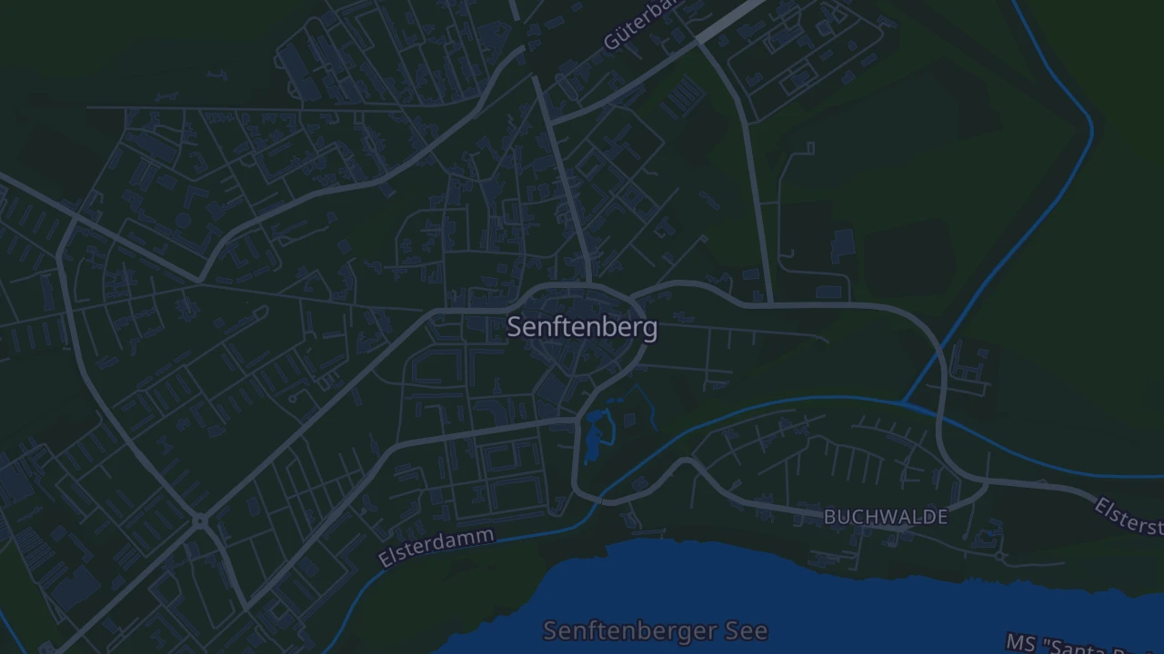 Karte von Senftenberg
