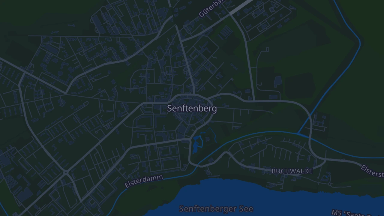 Karte von Senftenberg