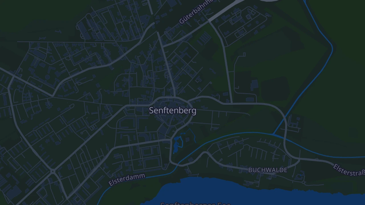 Karte von Senftenberg