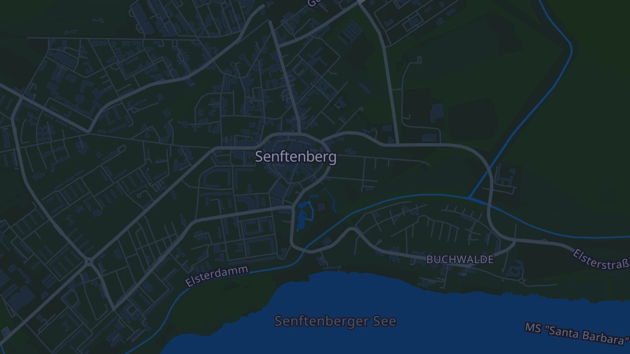 Karte von Senftenberg