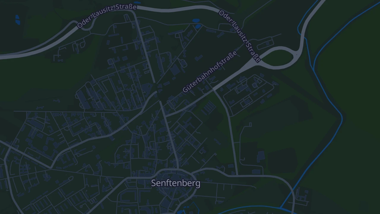 Karte von Senftenberg