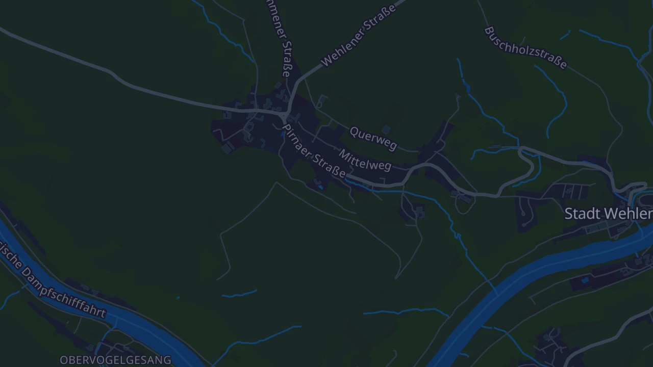 Karte von Stadt Wehlen