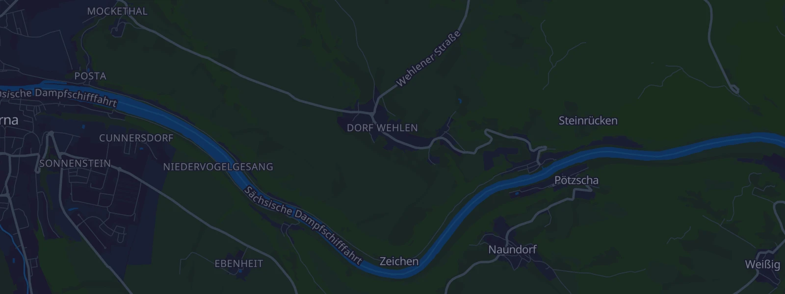 Karte von Wehlen