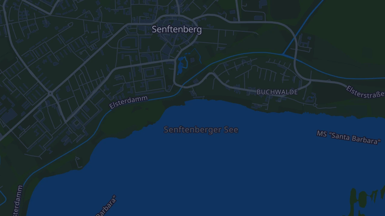 Karte von Senftenberg