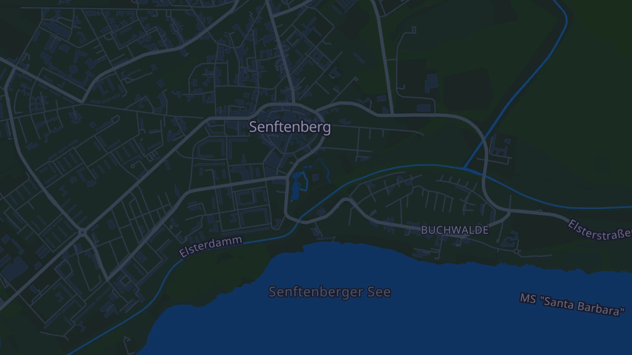 Karte von Senftenberg