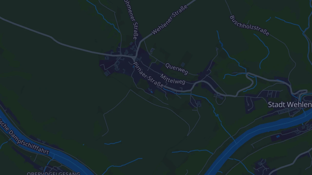 Karte von Stadt Wehlen