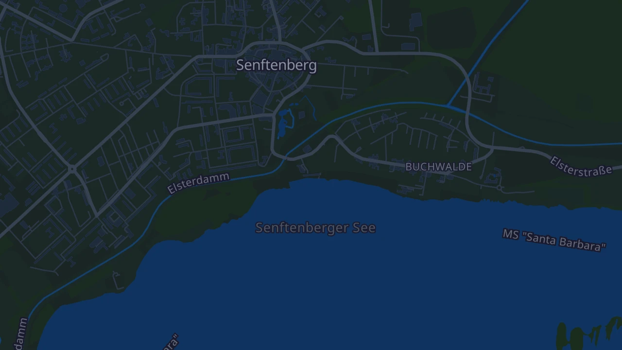 Karte von Senftenberg