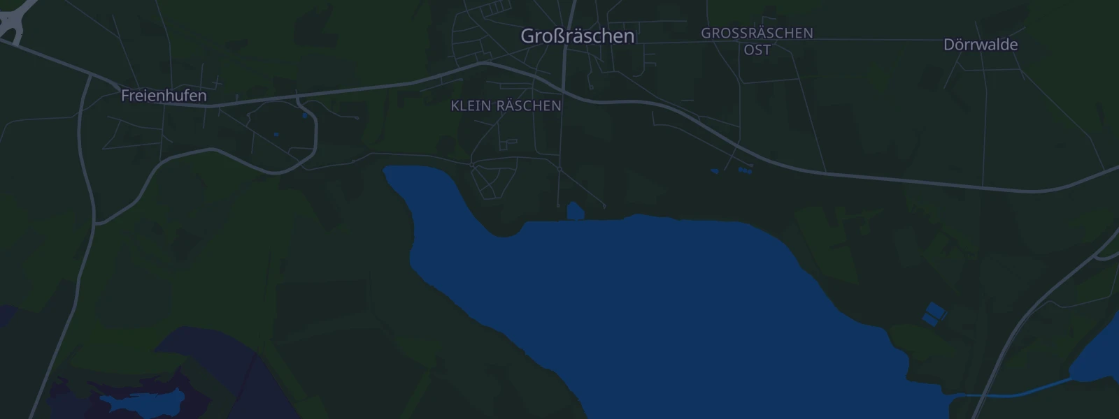 Karte von Großräschen