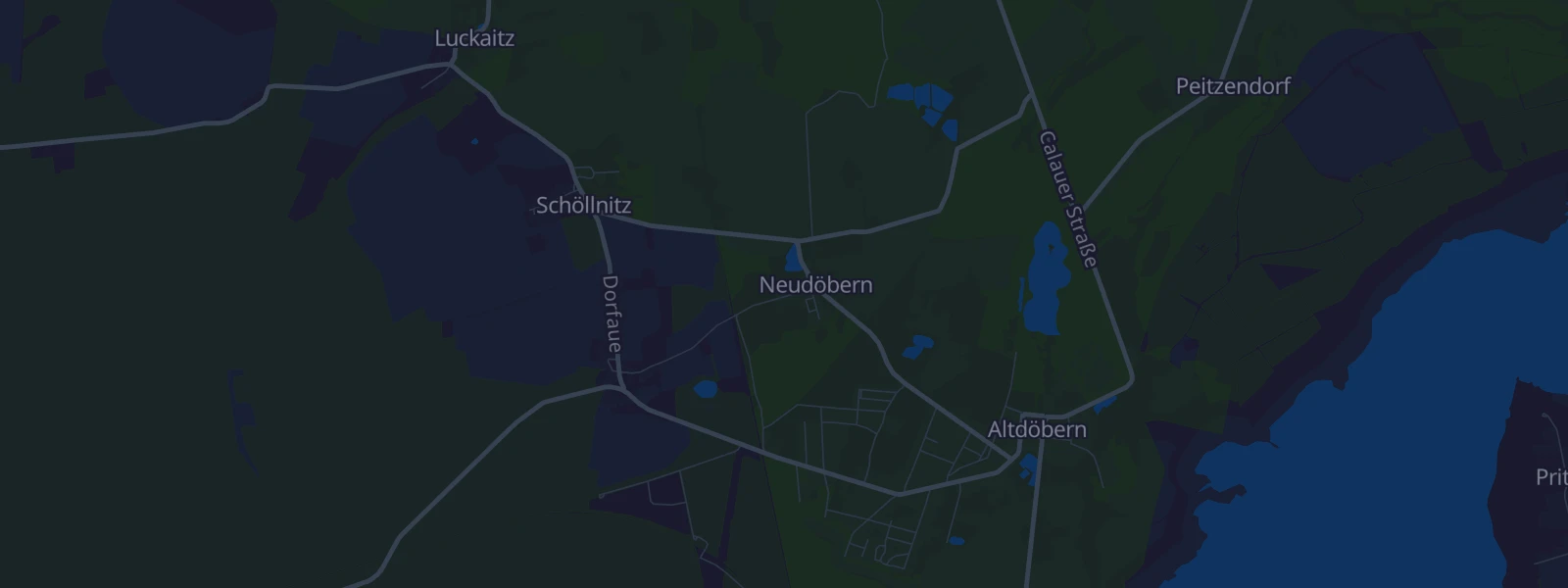 Karte von Altdöbern