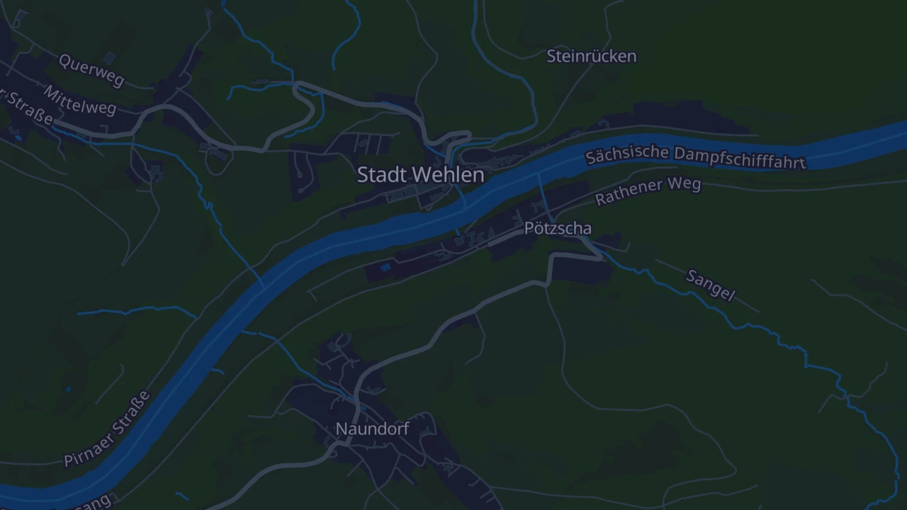 Karte von Stadt Wehlen