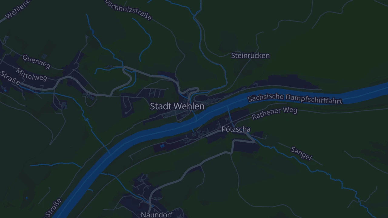 Karte von Stadt Wehlen