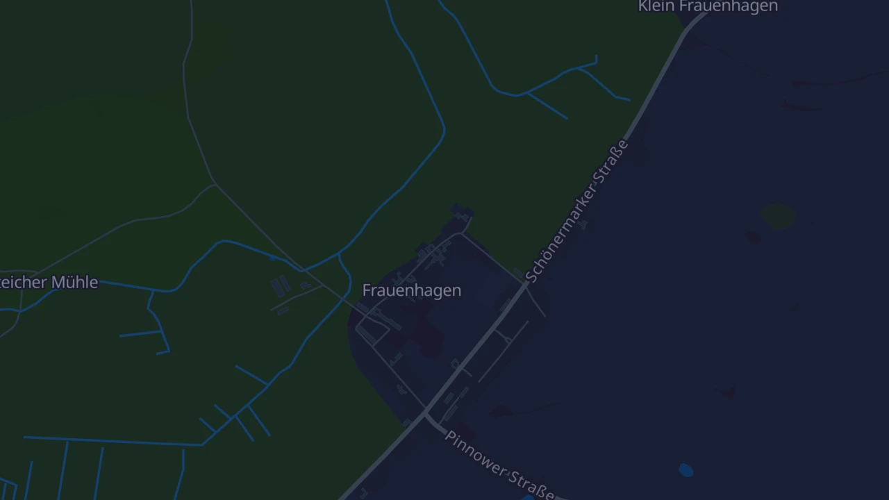 Karte von Angermünde