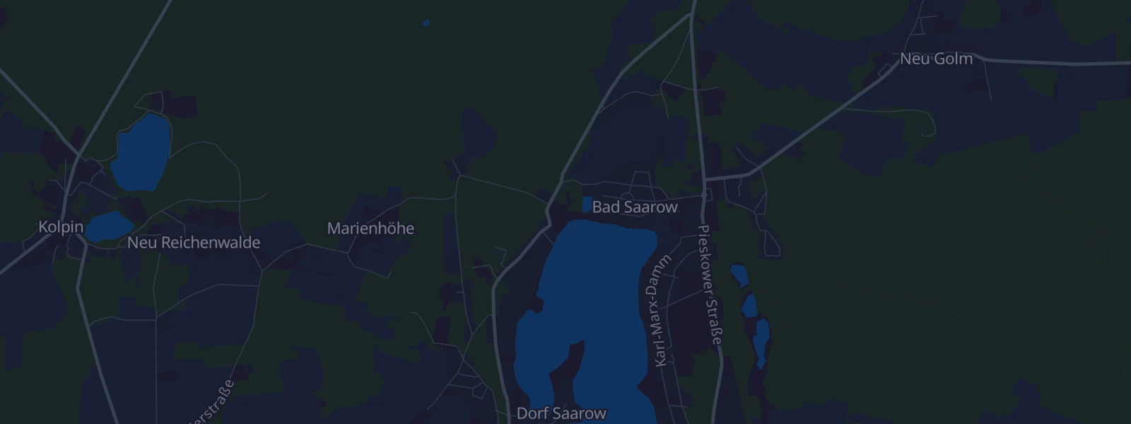 Karte von Bad Saarow