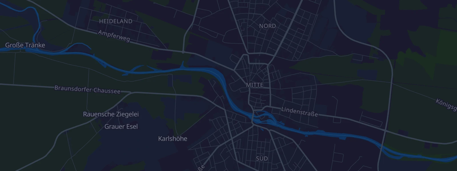 Karte von Fürstenwalde/Spree