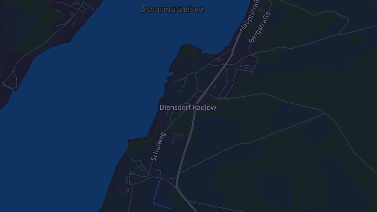 Karte von Diensdorf-Radlow