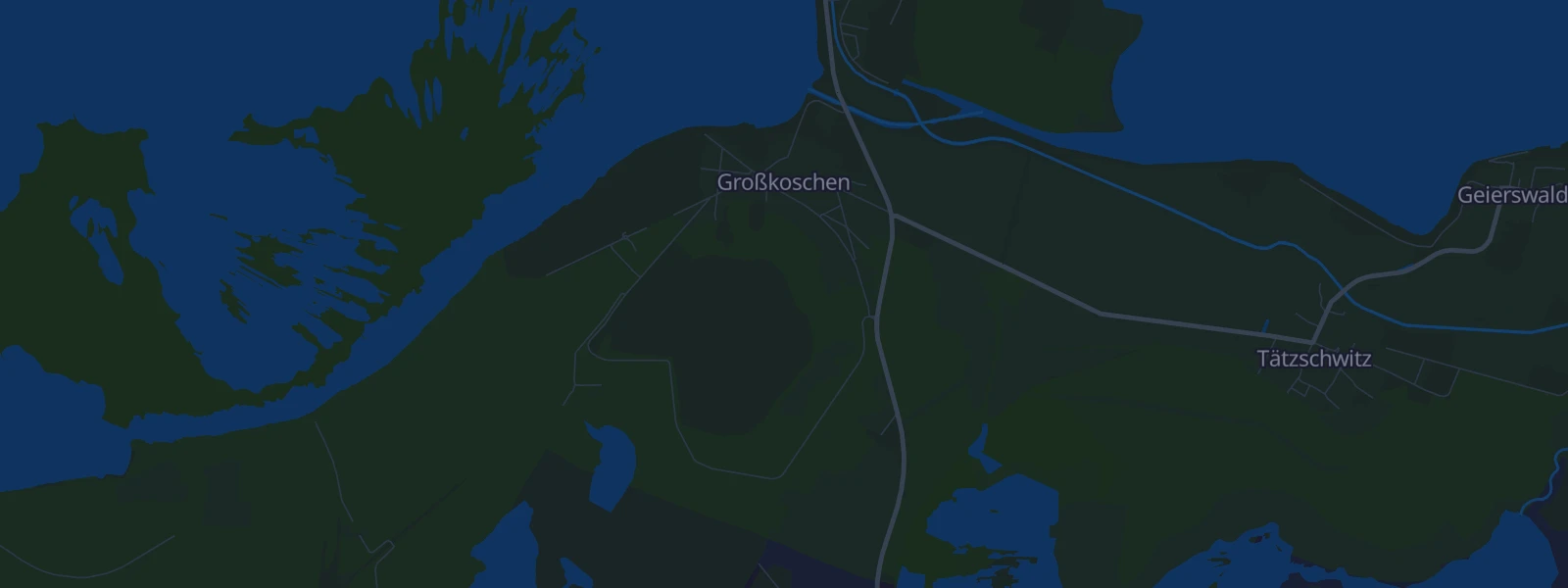 Karte von Großkoschen
