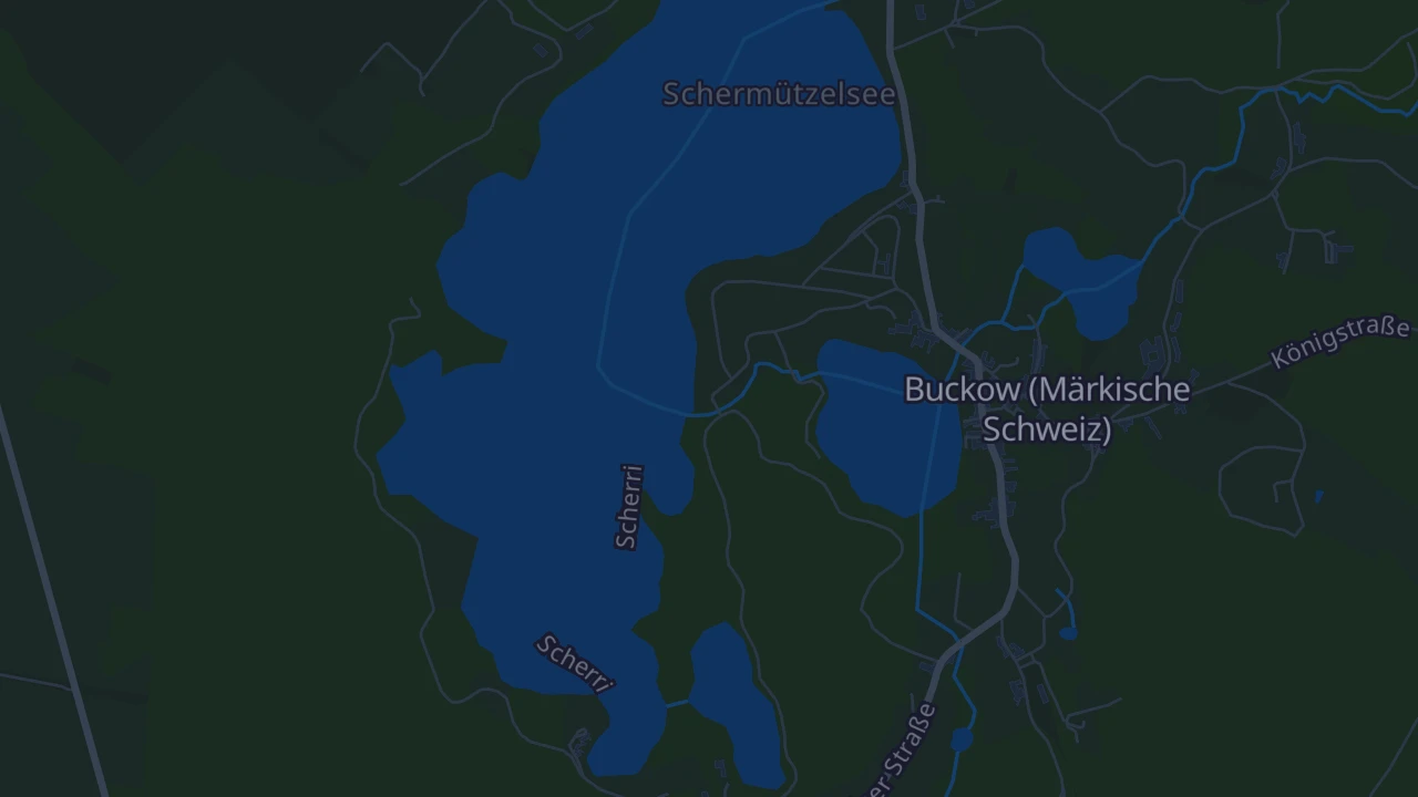 Karte von Buckow (Märkische Schweiz)
