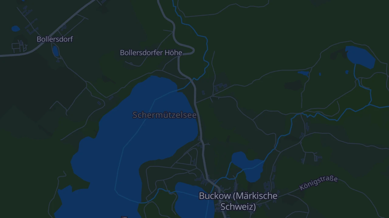 Karte von Buckow (Märkische Schweiz)