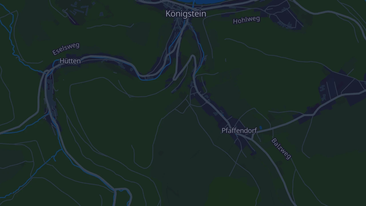 Karte von Königstein/Sächs. Schw.
