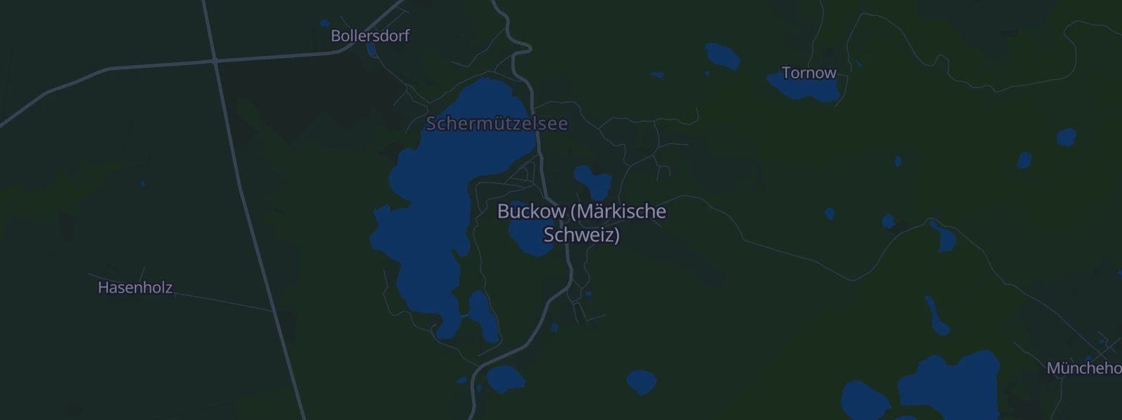 Karte von Buckow (Märkische Schweiz)