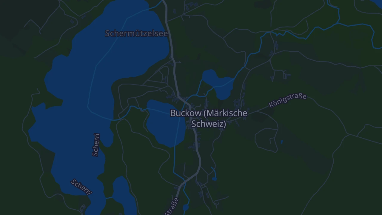 Karte von Buckow (Märkische Schweiz)